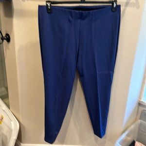 Chico’s cobalt blue, pull on knit pants
